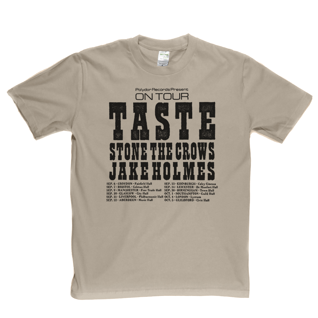 Taste Stone The Crows Jake Holmes Tour Poster T-Shirt
