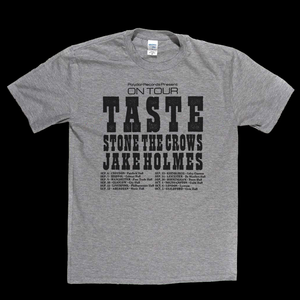 Taste Stone The Crows Jake Holmes Tour Poster T-Shirt