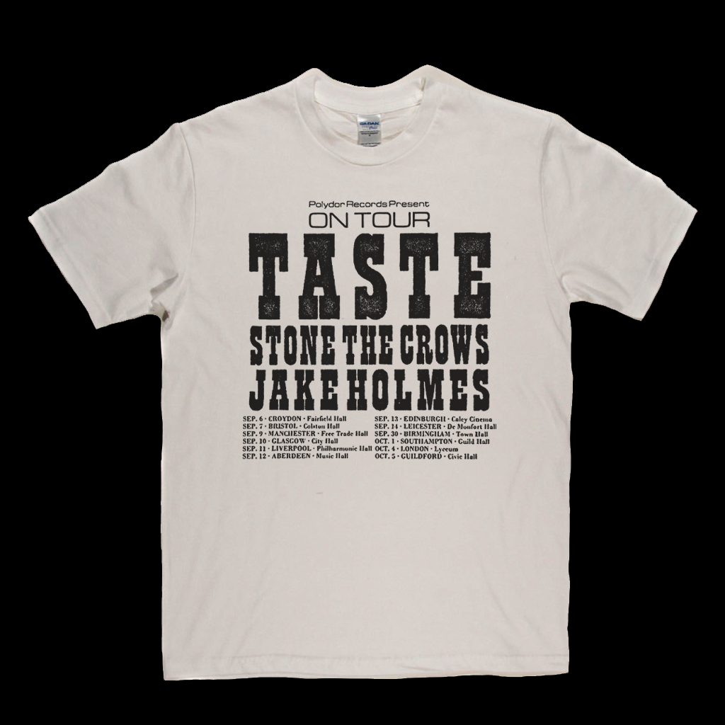 Taste Stone The Crows Jake Holmes Tour Poster T-Shirt