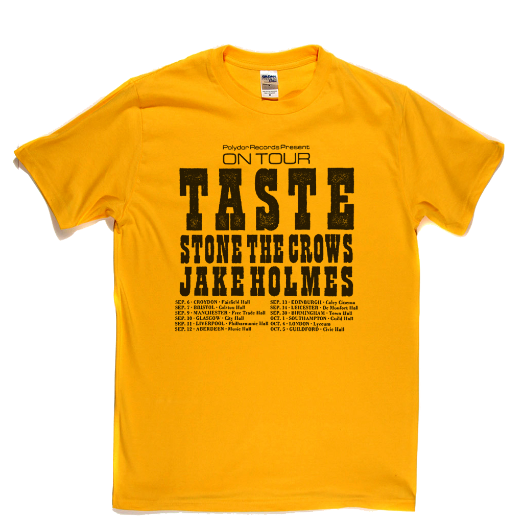 Taste Stone The Crows Jake Holmes Tour Poster T-Shirt