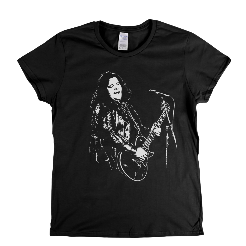 Leslie West Live On Stage Womens T-Shirt