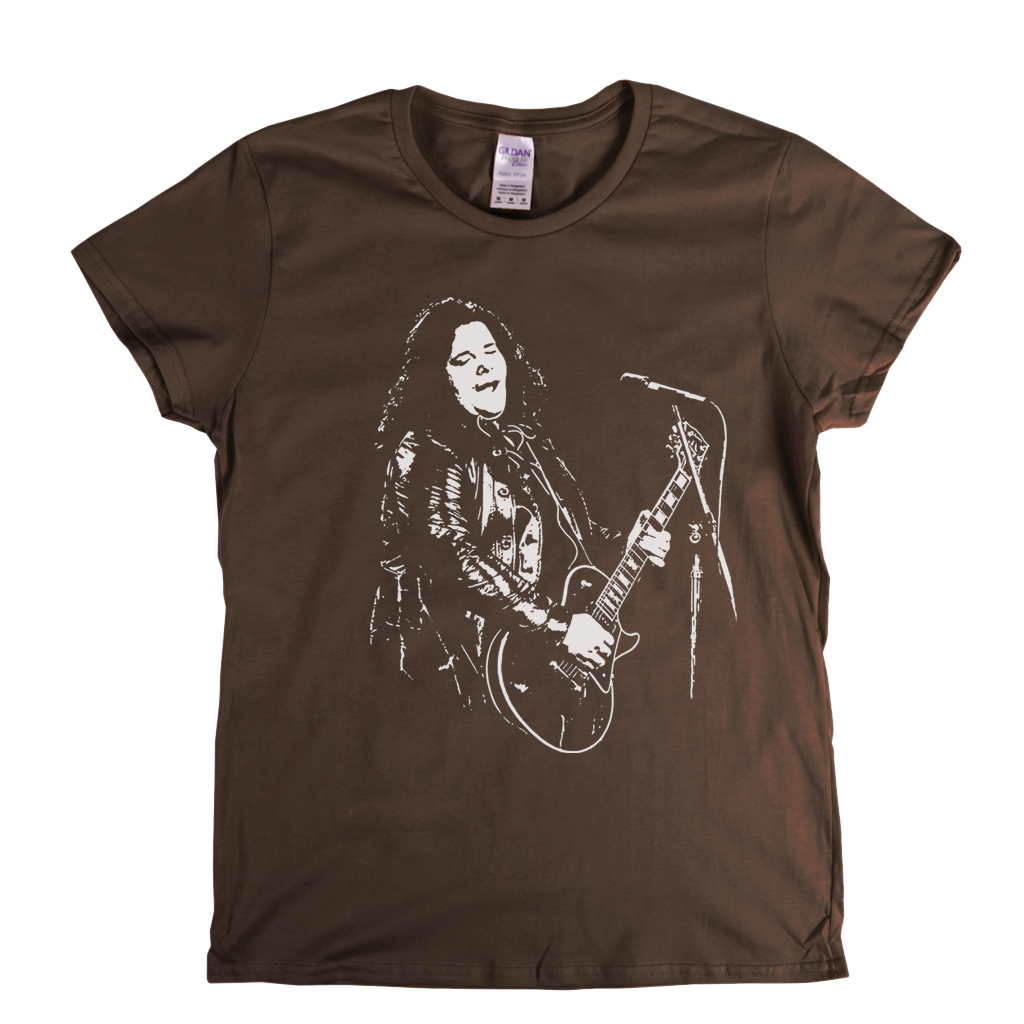 Leslie West Live On Stage Womens T-Shirt