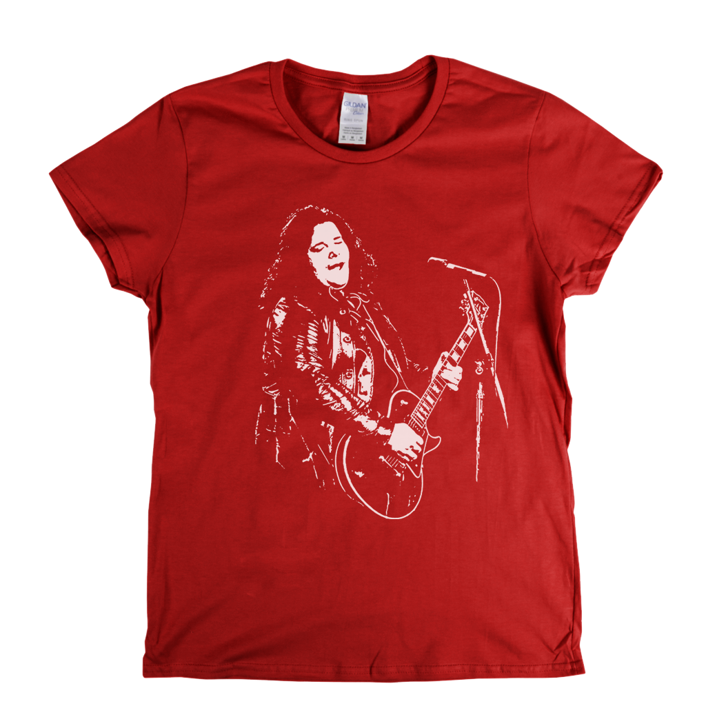 Leslie West Live On Stage Womens T-Shirt