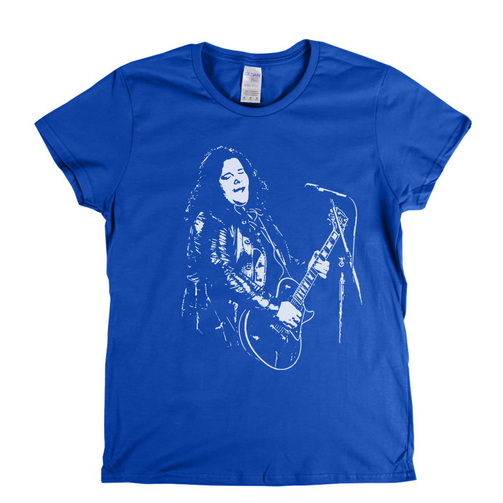 Leslie West Live On Stage Womens T-Shirt