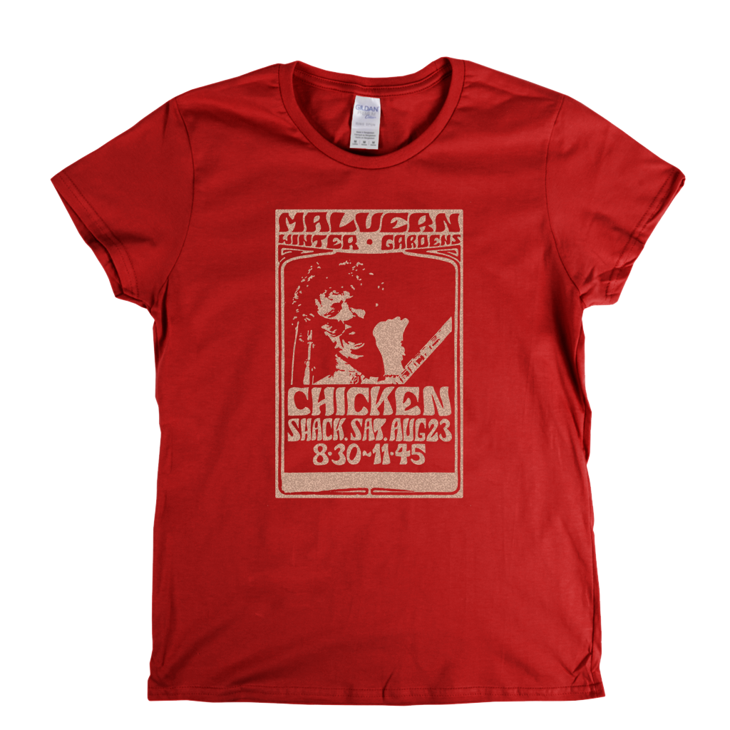 Chicken Shack 1969 Poster Womens T-Shirt