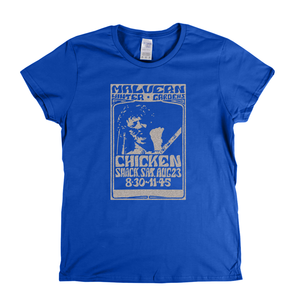 Chicken Shack 1969 Poster Womens T-Shirt