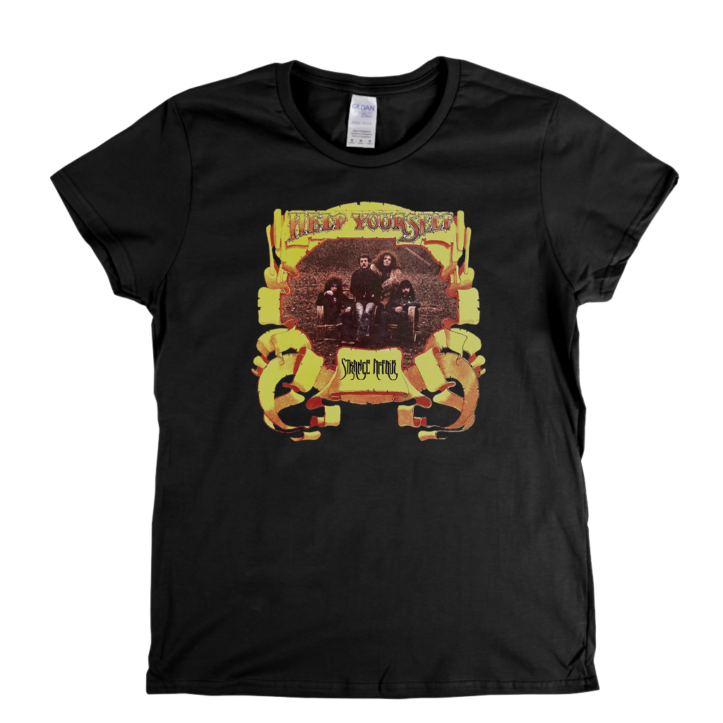 Strange Affair Help Yourself Womens T-Shirt
