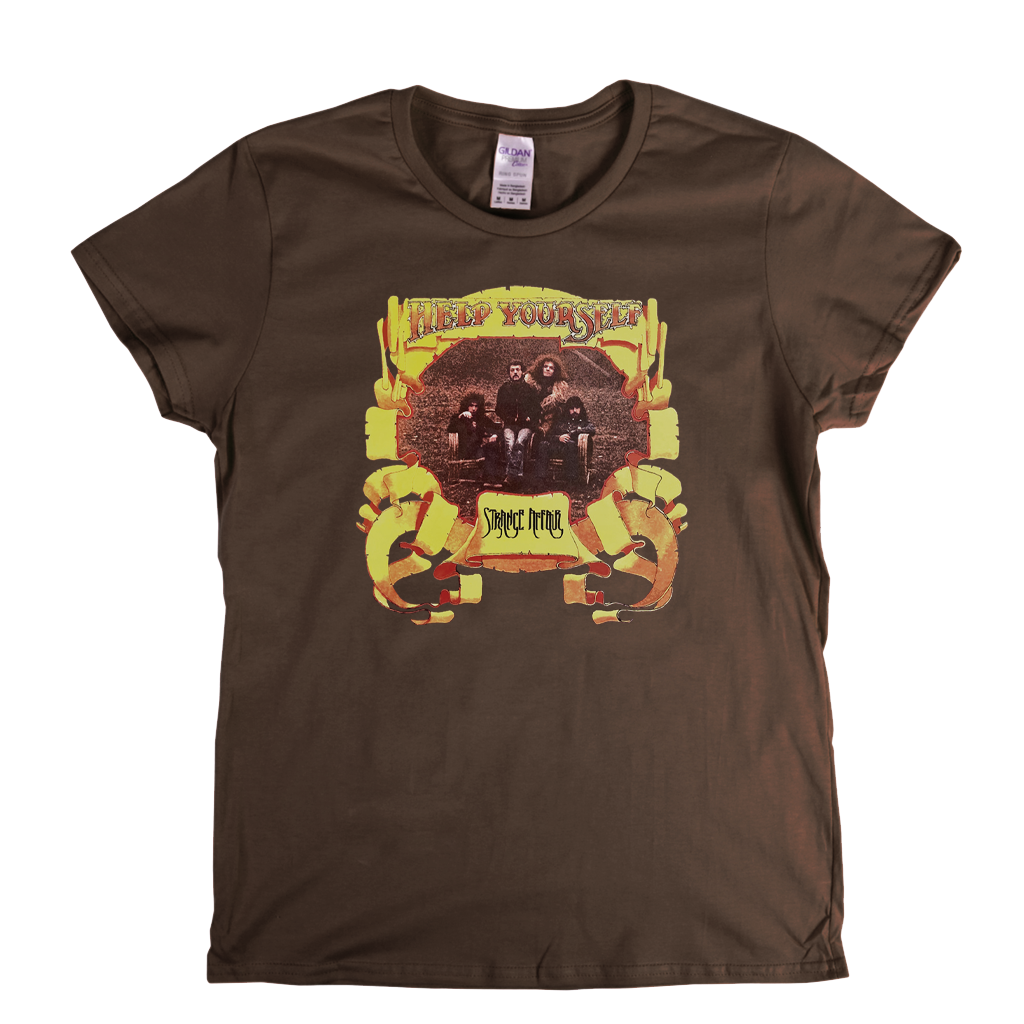 Strange Affair Help Yourself Womens T-Shirt