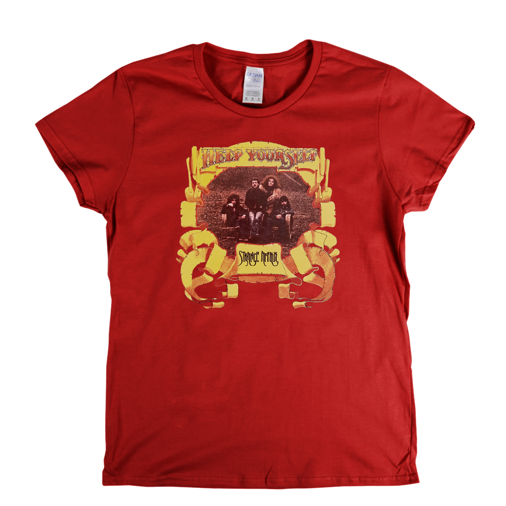 Strange Affair Help Yourself Womens T-Shirt
