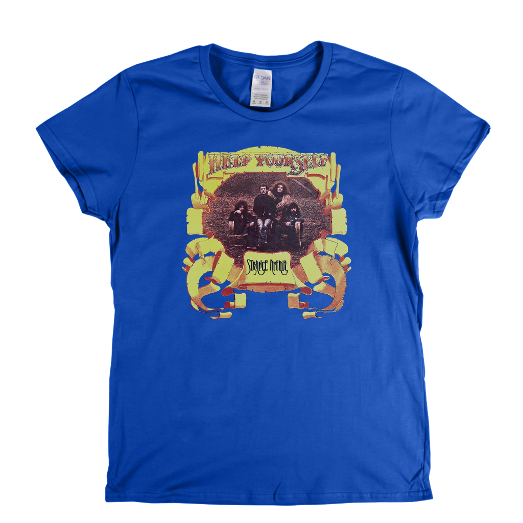 Strange Affair Help Yourself Womens T-Shirt
