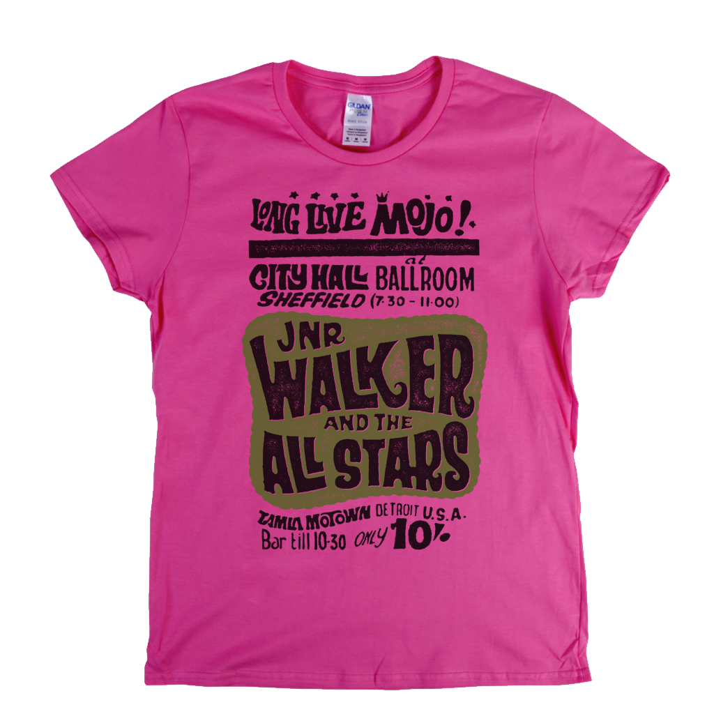 Jnr Walker And The All Stars Poster Womens T-Shirt