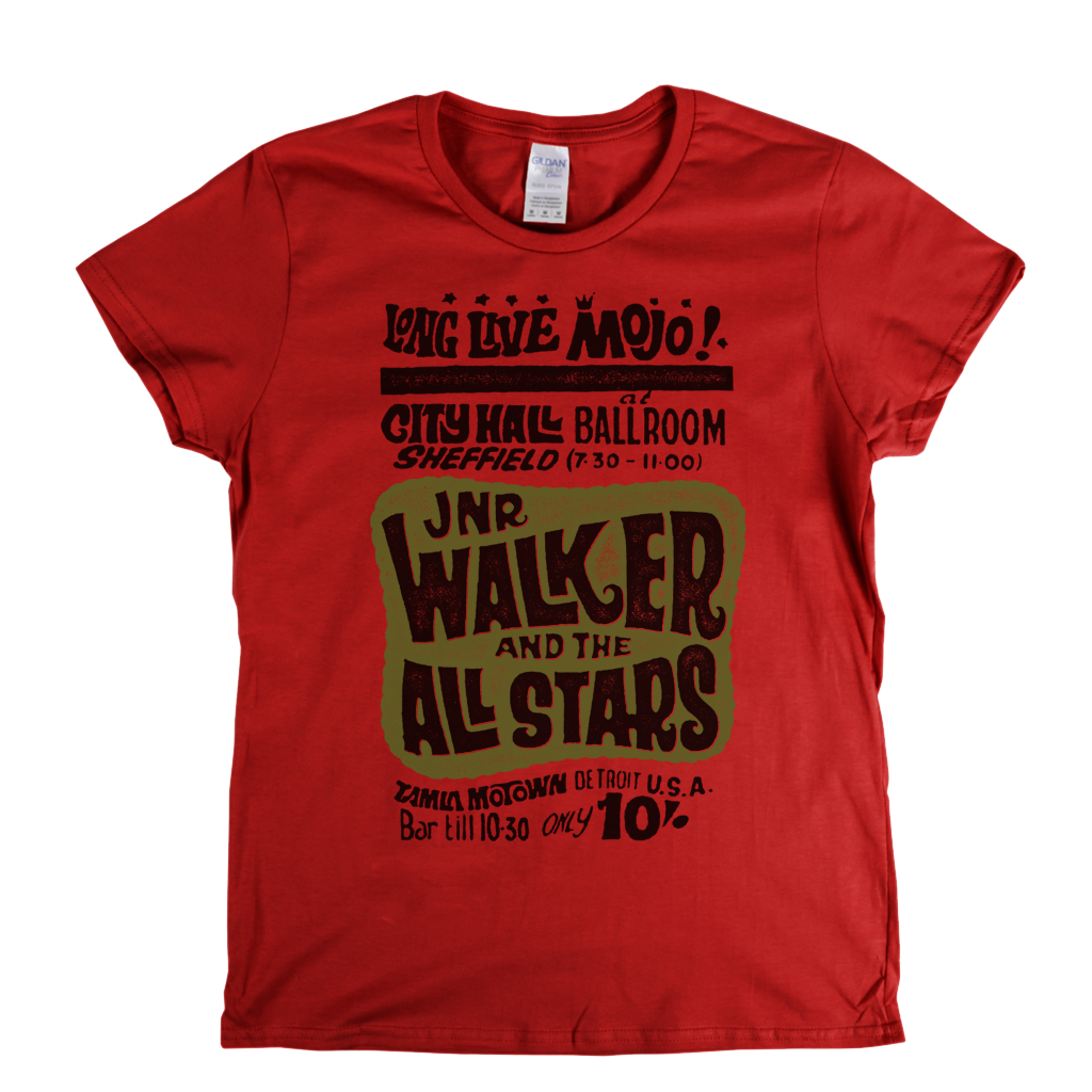Jnr Walker And The All Stars Poster Womens T-Shirt