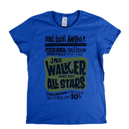 Jnr Walker And The All Stars Poster Womens T-Shirt