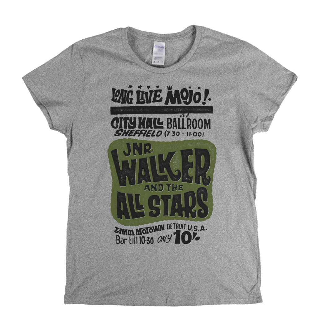 Jnr Walker And The All Stars Poster Womens T-Shirt