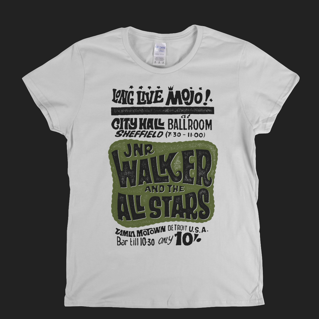 Jnr Walker And The All Stars Poster Womens T-Shirt