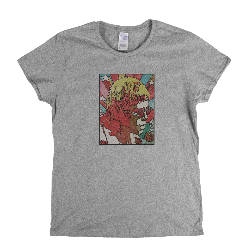 Elton John 1971 Poster Womens T-Shirt