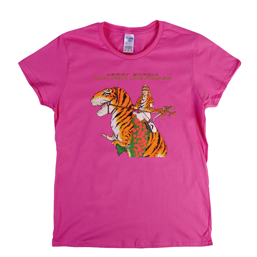 Jerry Garcia Run For The Roses Womens T-Shirt