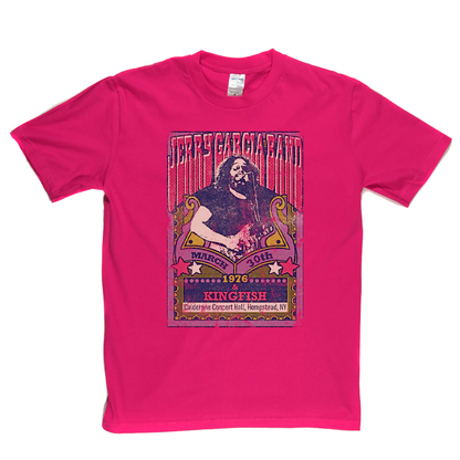 Jerry Garcia Band Kingfish Gig Poster T-Shirt