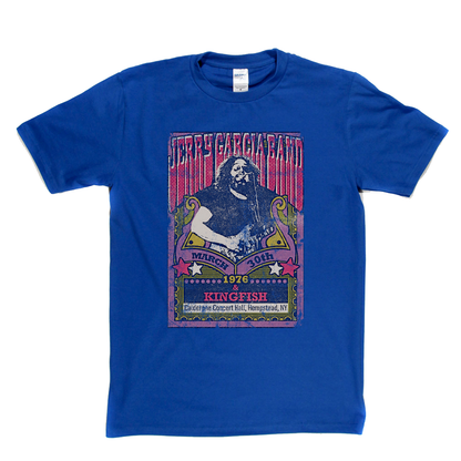 Jerry Garcia Band Kingfish Gig Poster T-Shirt
