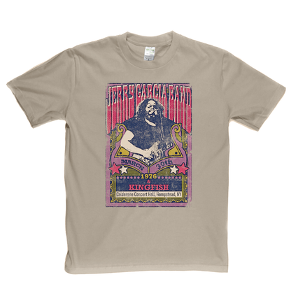 Jerry Garcia Band Kingfish Gig Poster T-Shirt