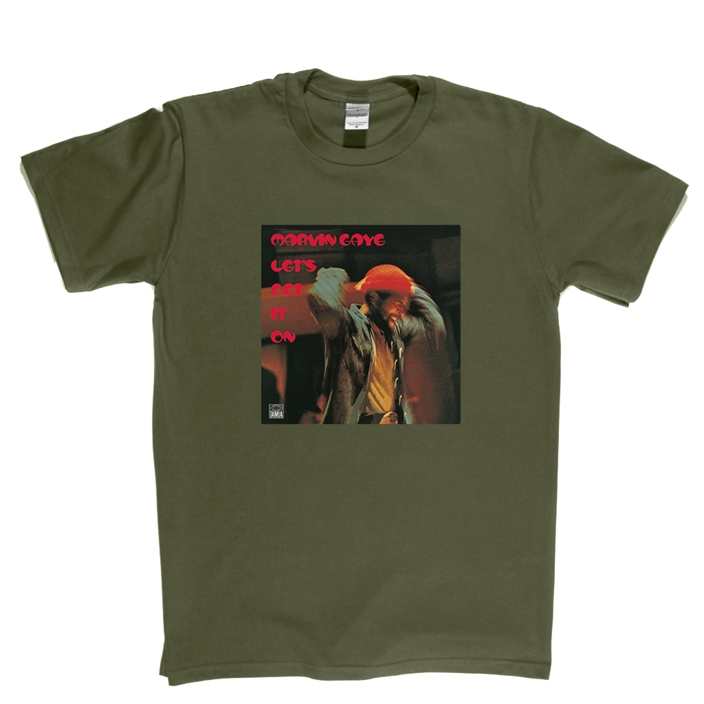 Marvin Gaye Lets Get It On Album T-Shirt