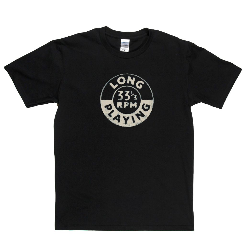 Long Playing 33 Badge T-Shirt