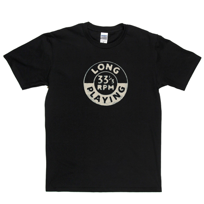 Long Playing 33 Badge T-Shirt