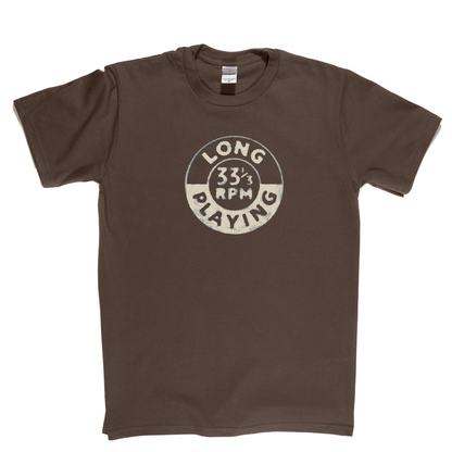 Long Playing 33 Badge T-Shirt