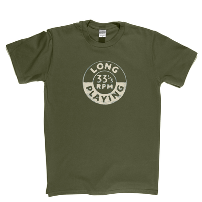 Long Playing 33 Badge T-Shirt