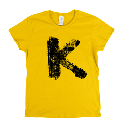 Letter K Womens T-Shirt