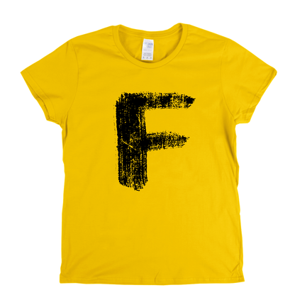 Letter F Womens T-Shirt