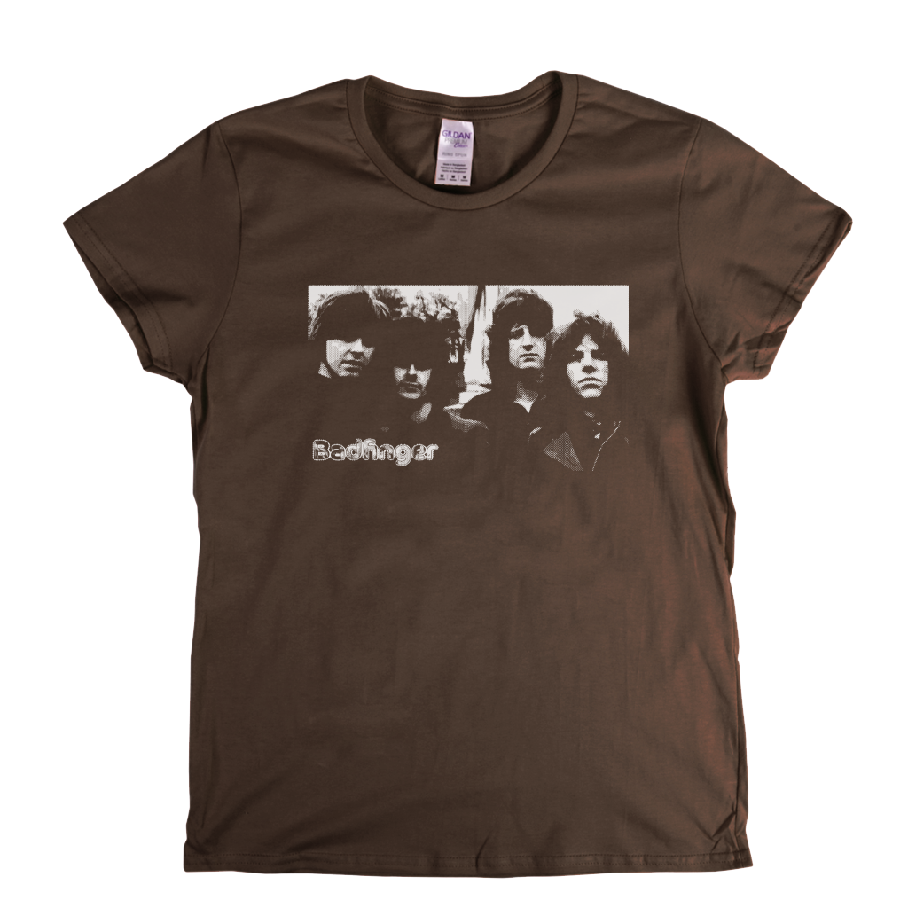 Portrait Of Badfinger Womens T-Shirt
