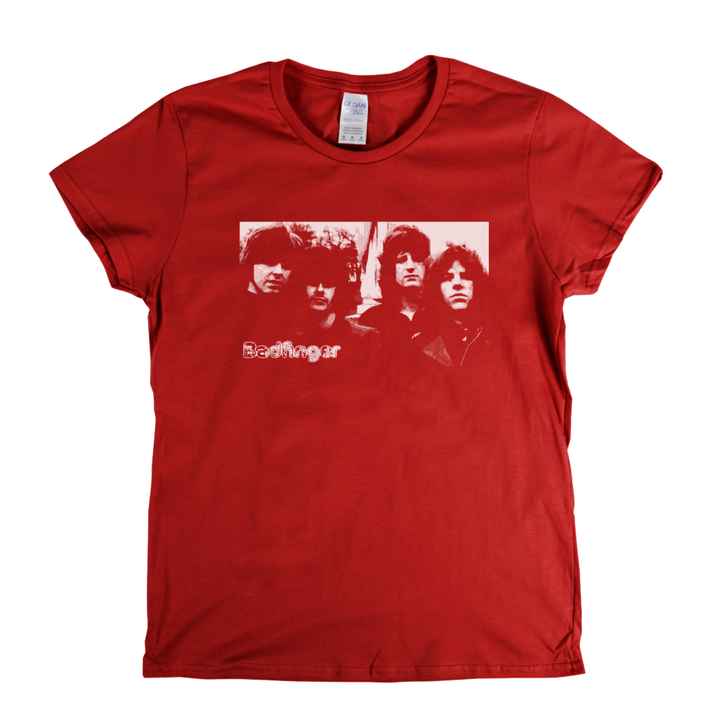 Portrait Of Badfinger Womens T-Shirt