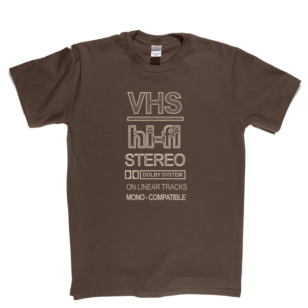 VHS Hi-Fi Stereo T-Shirt