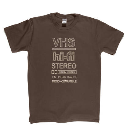VHS Hi-Fi Stereo T-Shirt