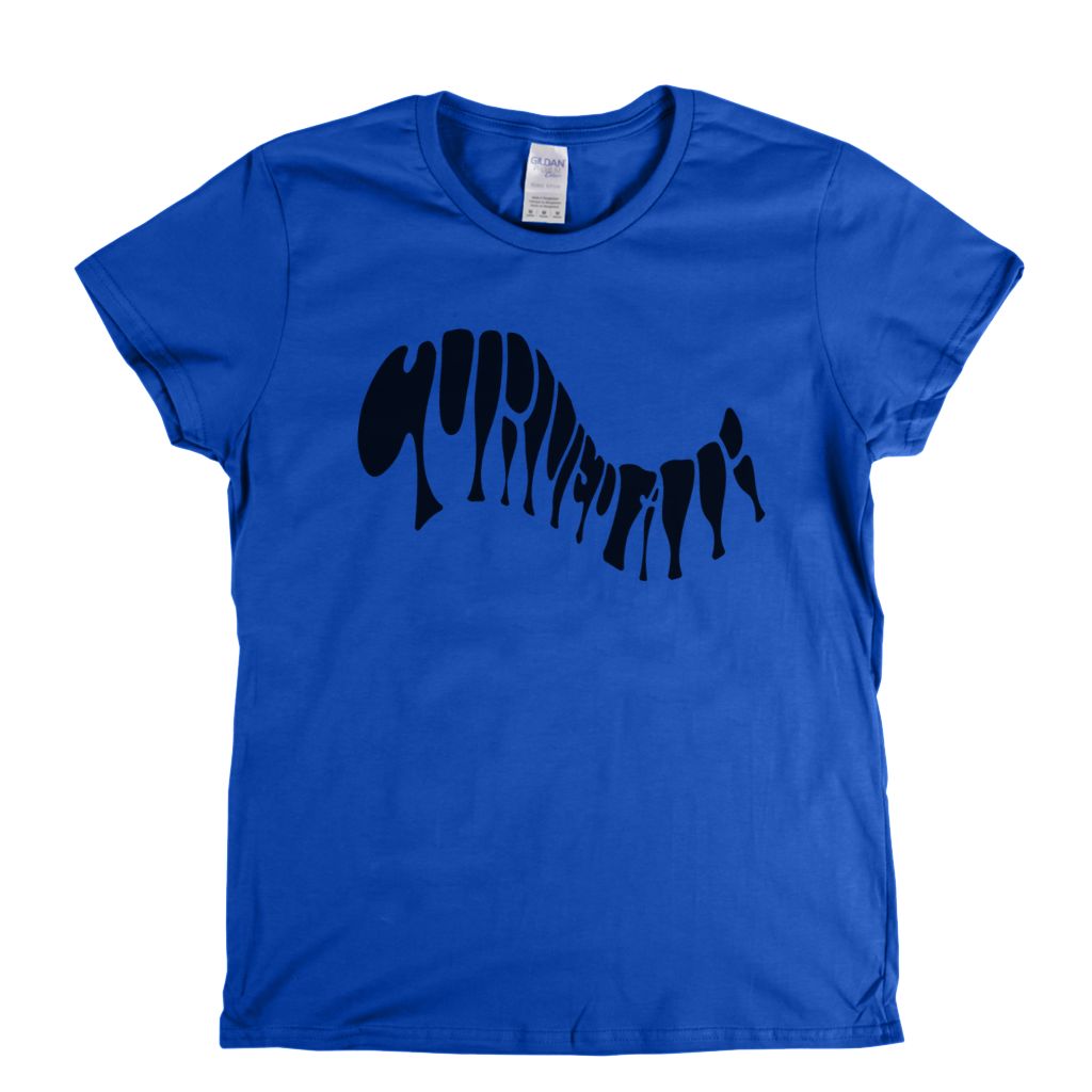 Curved Air Text Womens T-Shirt