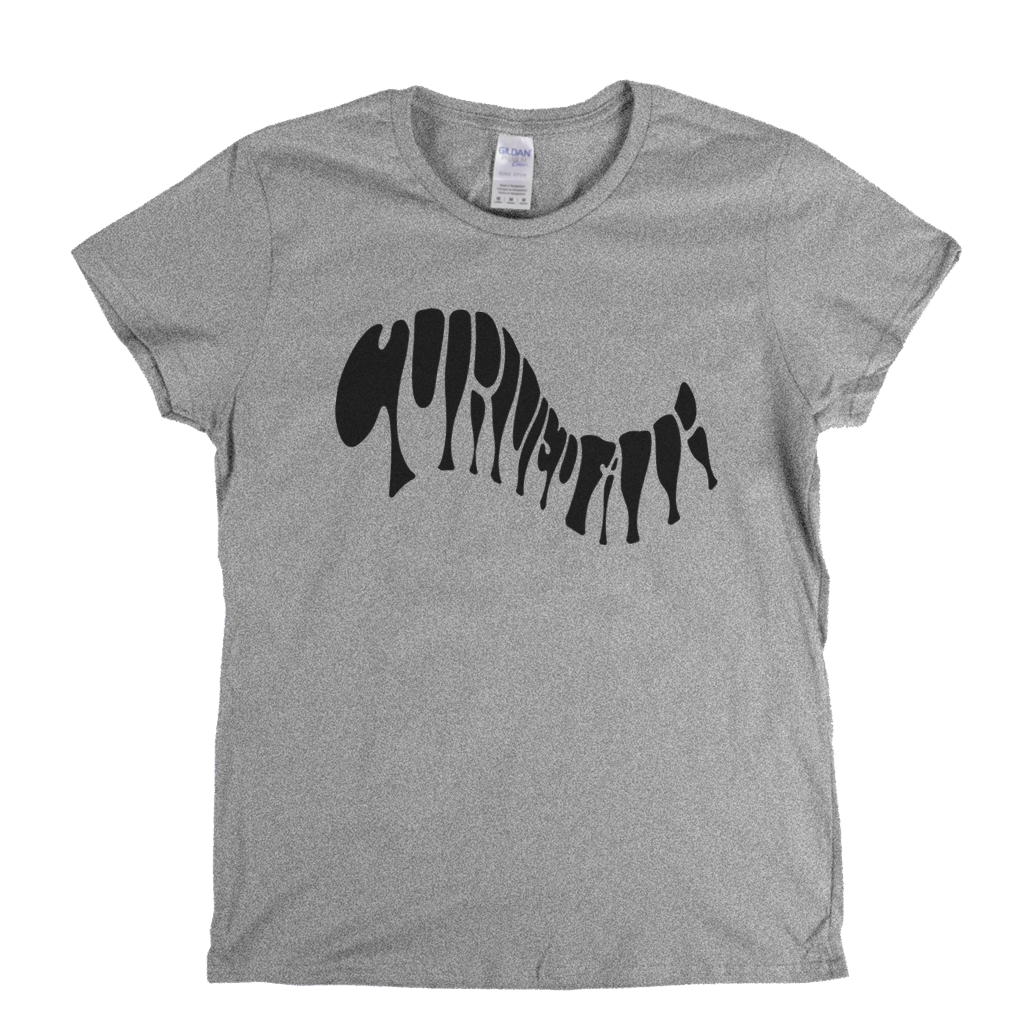 Curved Air Text Womens T-Shirt