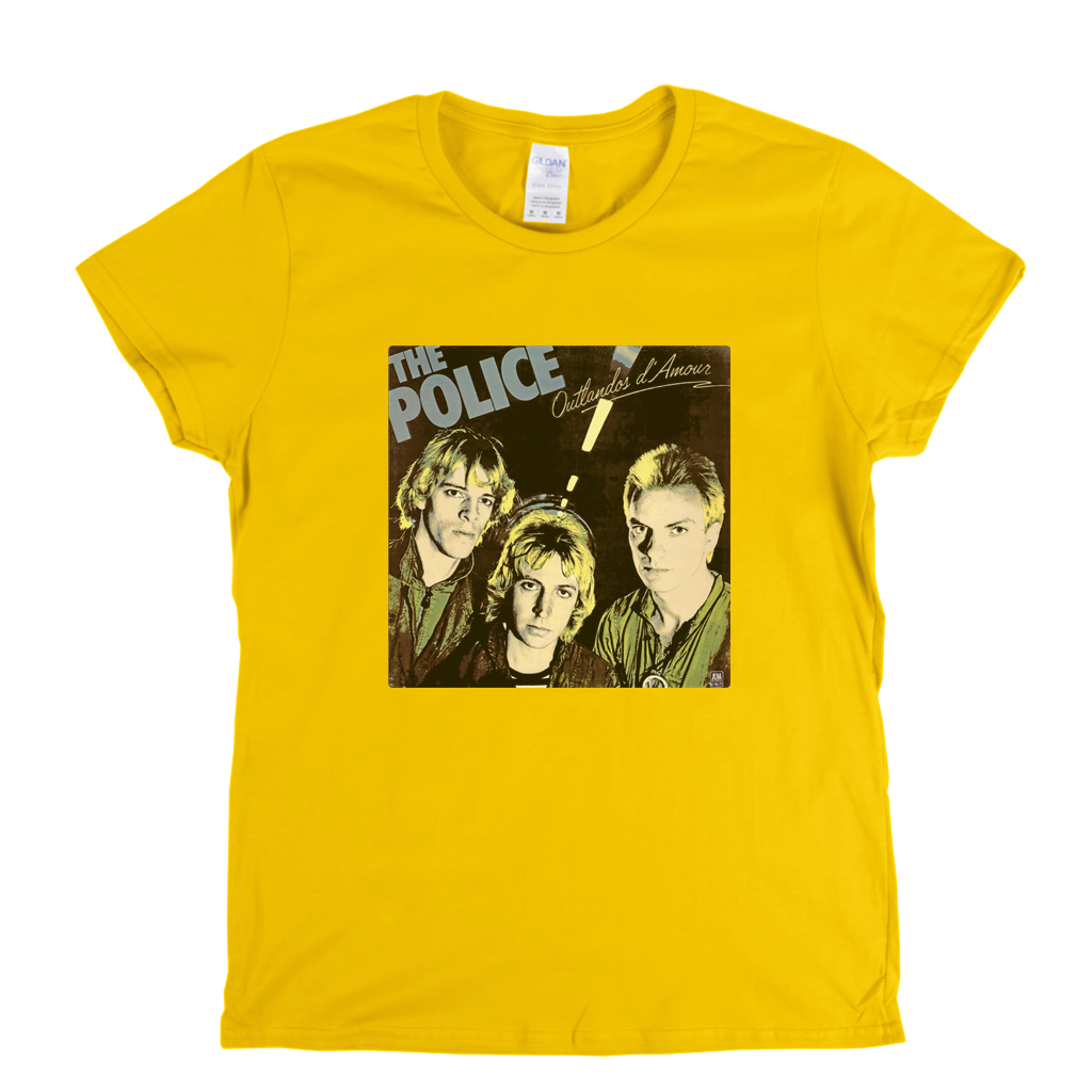 The Police Outlandos Damour Womens T-Shirt