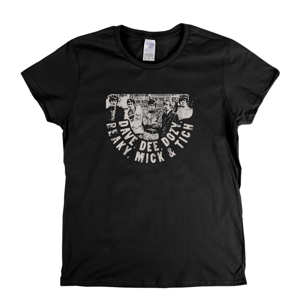 Dave Dee Dozy Beaky Mick And Tich Womens T-Shirt