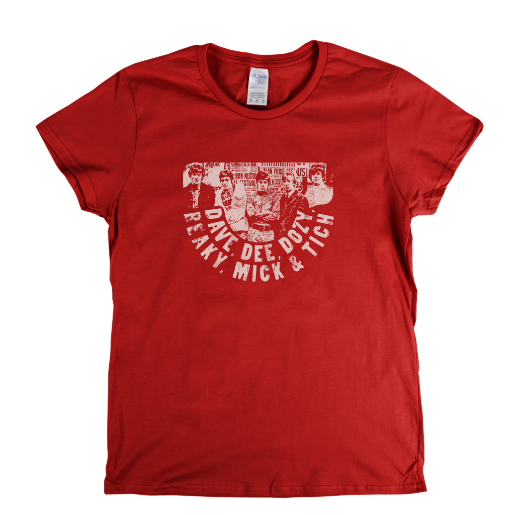 Dave Dee Dozy Beaky Mick And Tich Womens T-Shirt