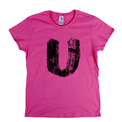 Letter U Womens T-Shirt
