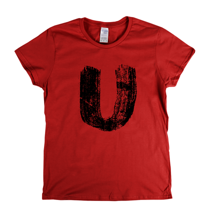 Letter U Womens T-Shirt