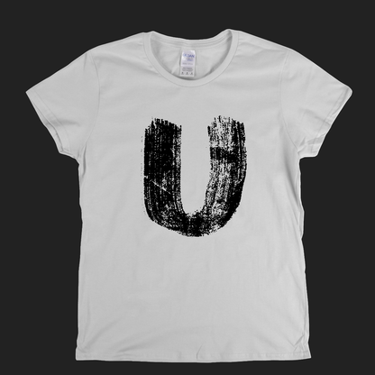 Letter U Womens T-Shirt