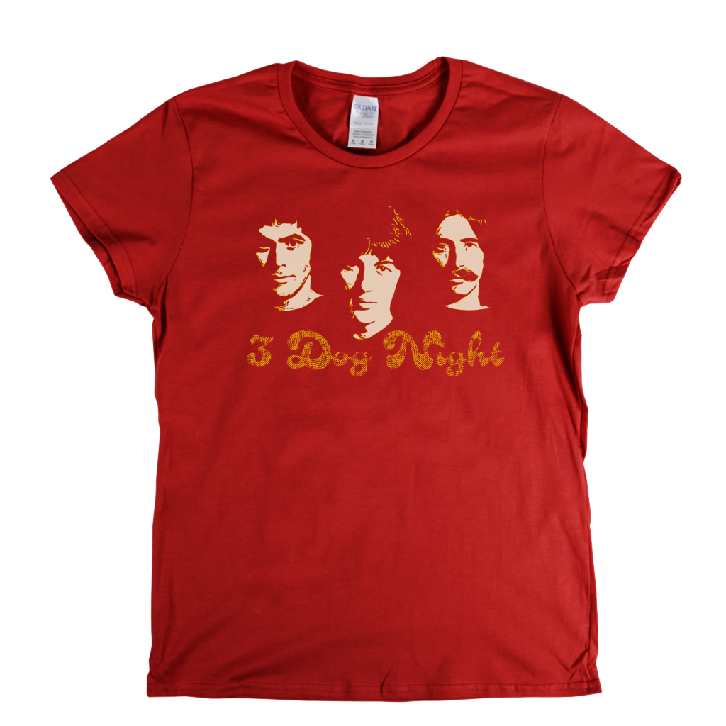 Portrait Of 3 Dog Night Womens T-Shirt