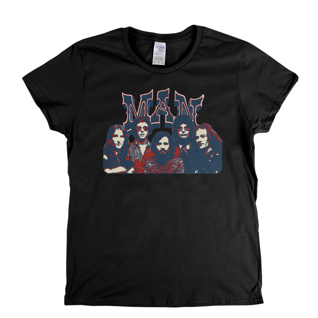 Portrait Of Man Womens T-Shirt