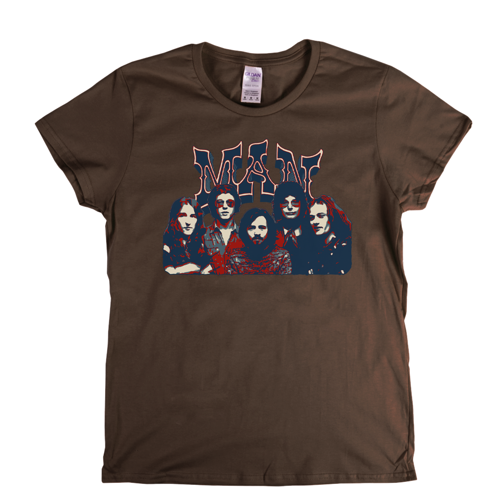 Portrait Of Man Womens T-Shirt