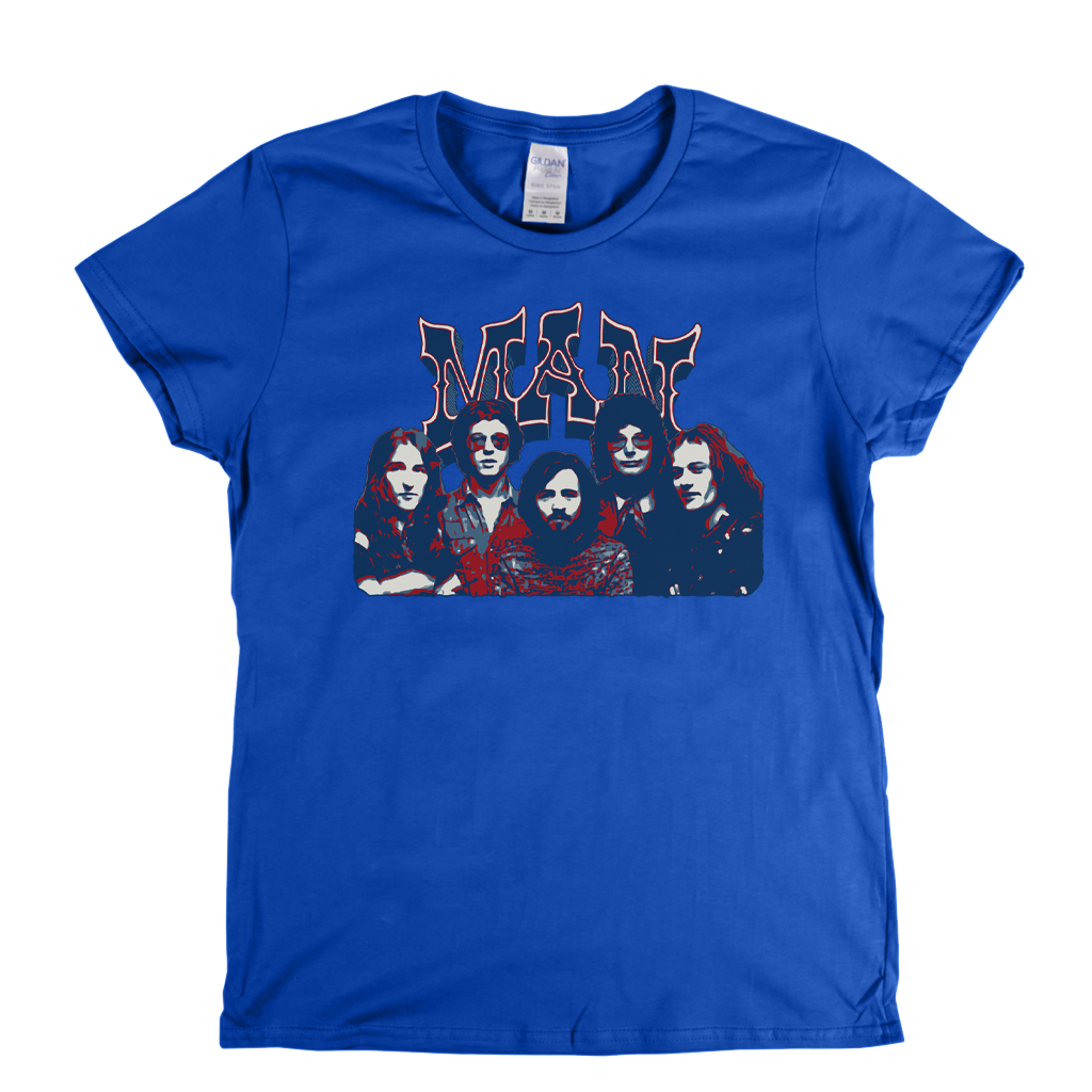 Portrait Of Man Womens T-Shirt