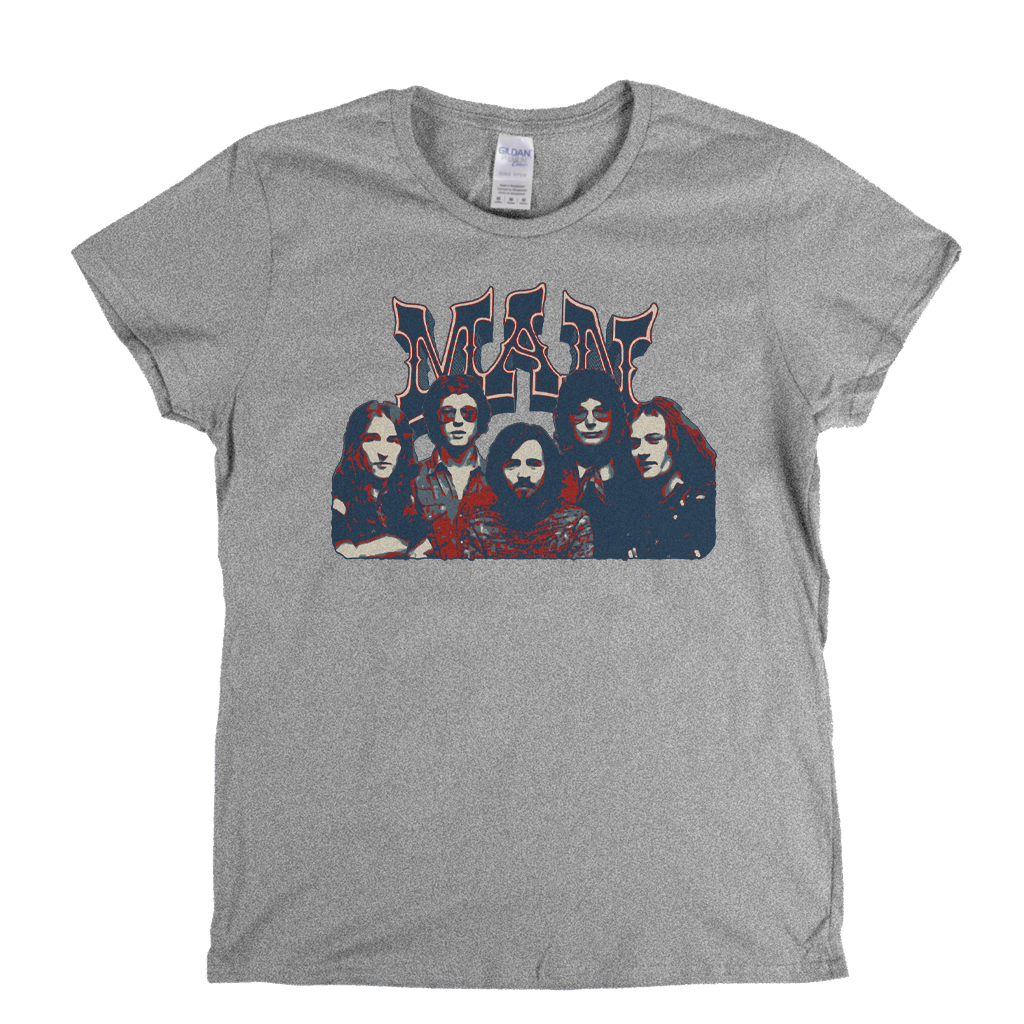 Portrait Of Man Womens T-Shirt