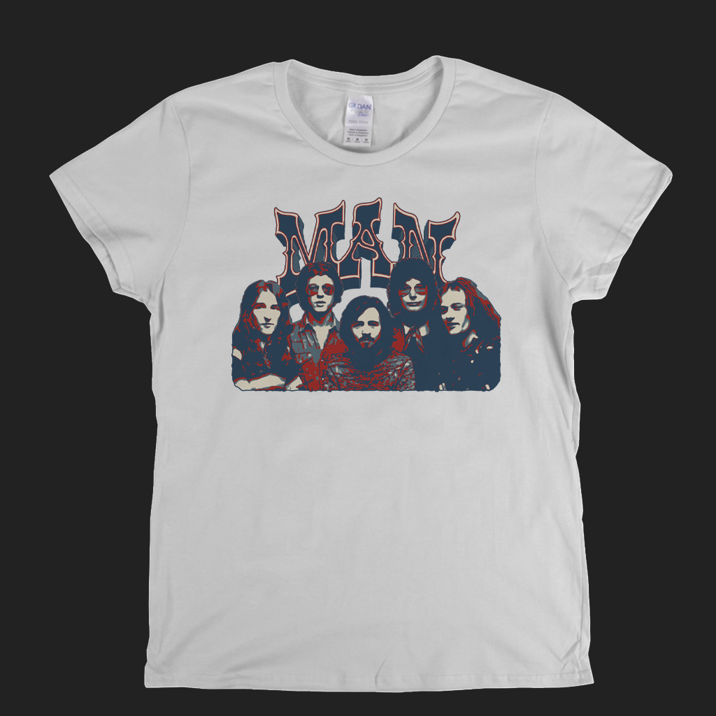 Portrait Of Man Womens T-Shirt