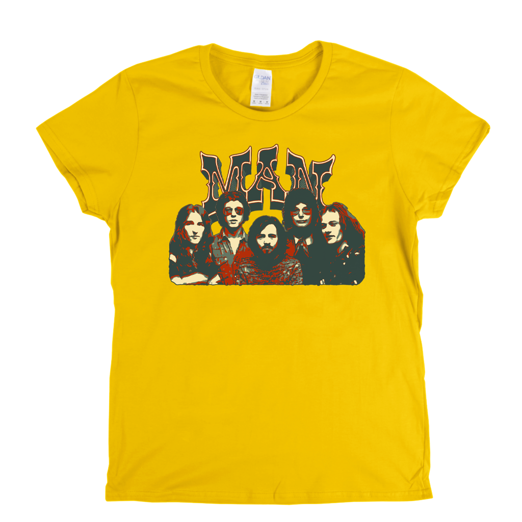 Portrait Of Man Womens T-Shirt